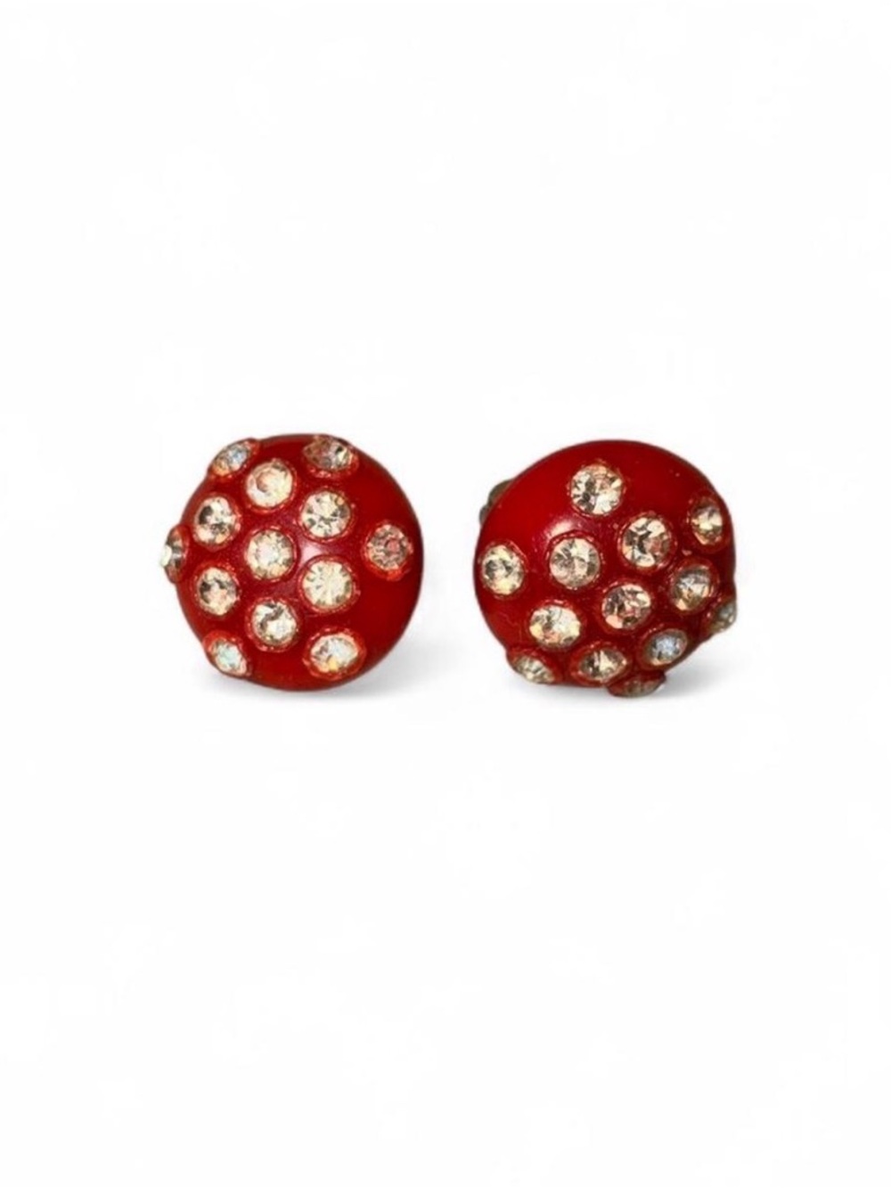 Vintage 1950s Clip On Earrings